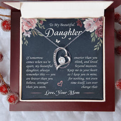 Forever Love Necklace | To My Beautiful Daughter – Love Mom