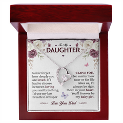 Forever Love Necklace | To My Daughter – Dad