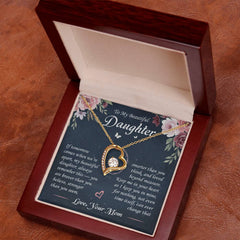 Forever Love Necklace | To My Beautiful Daughter – Love Mom