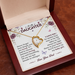 Forever Love Necklace | To My Daughter – Dad
