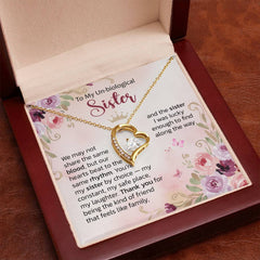 Forever Love Necklace | To My Un-Biological Sister