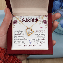 Forever Love Necklace | To My Daughter – Dad