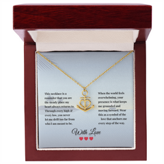 Anchor Necklace - With Love