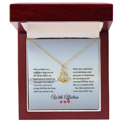 Anchor Necklace - With Affection
