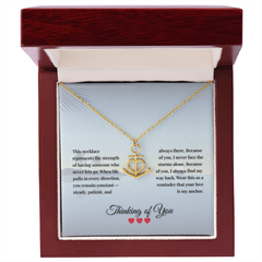 Anchor Necklace - Thinking of You