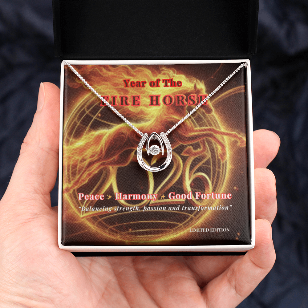 Lucky in Love Necklace - Year of the FIRE HORSE LIMITED EDITION
