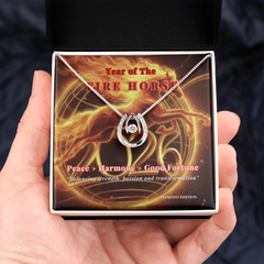 Lucky in Love Necklace - Year of the FIRE HORSE LIMITED EDITION