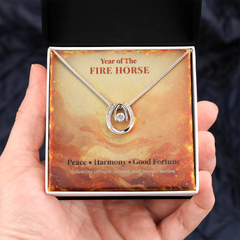 Lucky in Love Necklace - Year of the FIRE HORSE 2026