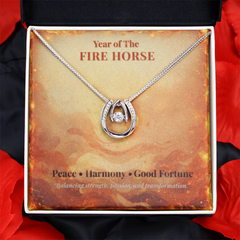 Lucky in Love Necklace - Year of the FIRE HORSE 2026