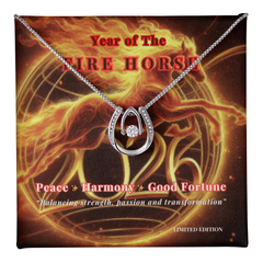 Lucky in Love Necklace - Year of the FIRE HORSE LIMITED EDITION