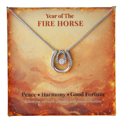 Lucky in Love Necklace - Year of the FIRE HORSE 2026