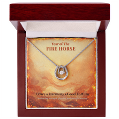Lucky in Love Necklace - Year of the FIRE HORSE 2026