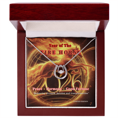 Lucky in Love Necklace - Year of the FIRE HORSE LIMITED EDITION