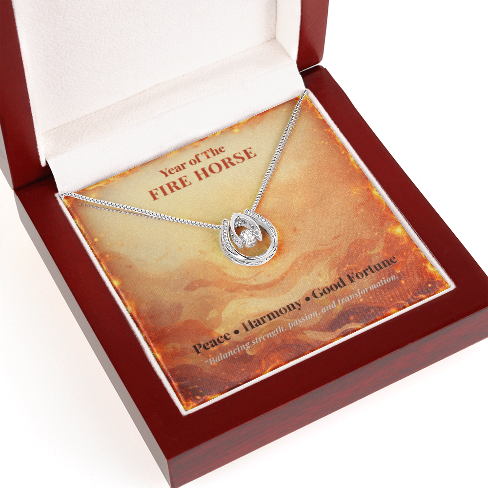 Lucky in Love Necklace - Year of the FIRE HORSE 2026