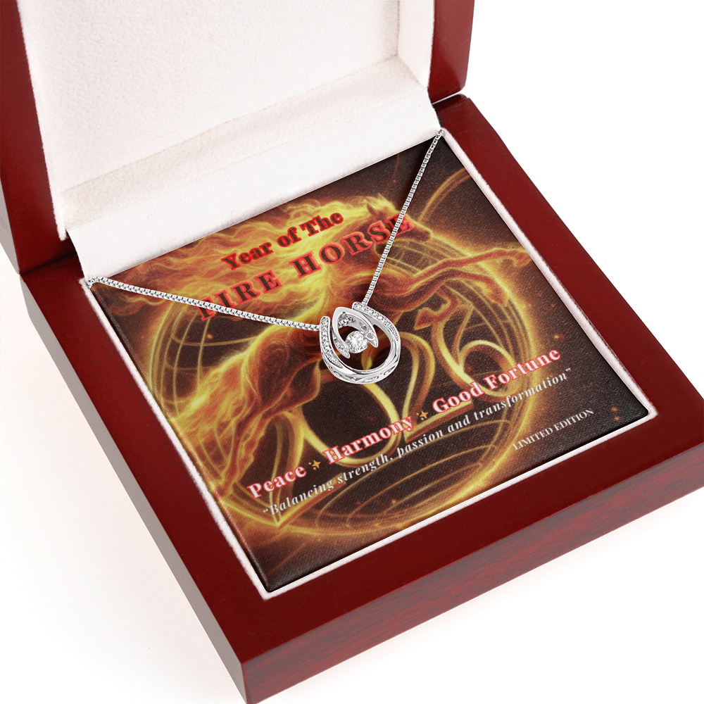 Lucky in Love Necklace - Year of the FIRE HORSE LIMITED EDITION