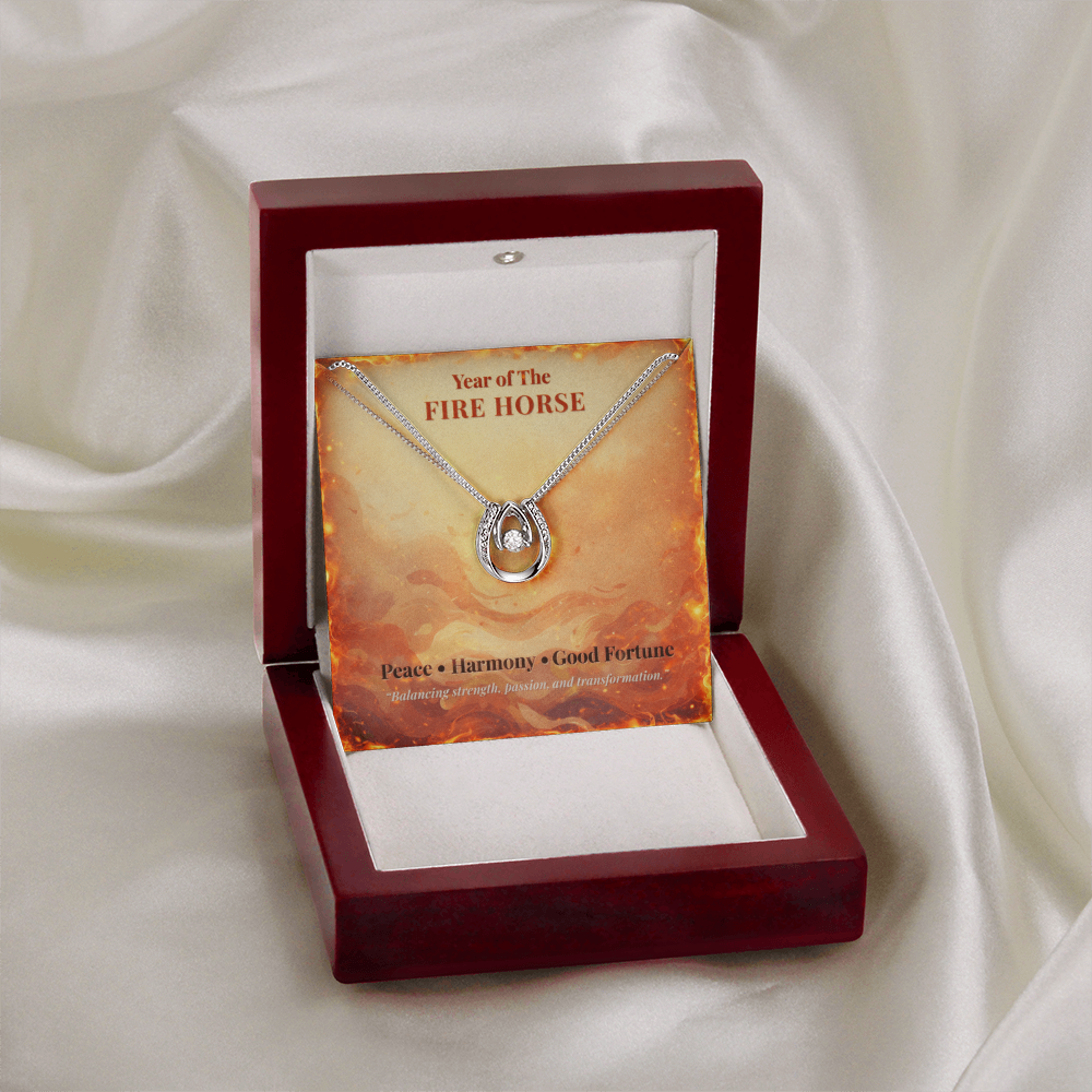 Lucky in Love Necklace - Year of the FIRE HORSE 2026