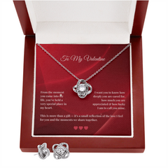 Love Knot Necklace and Earring SET | To My Valentine #3