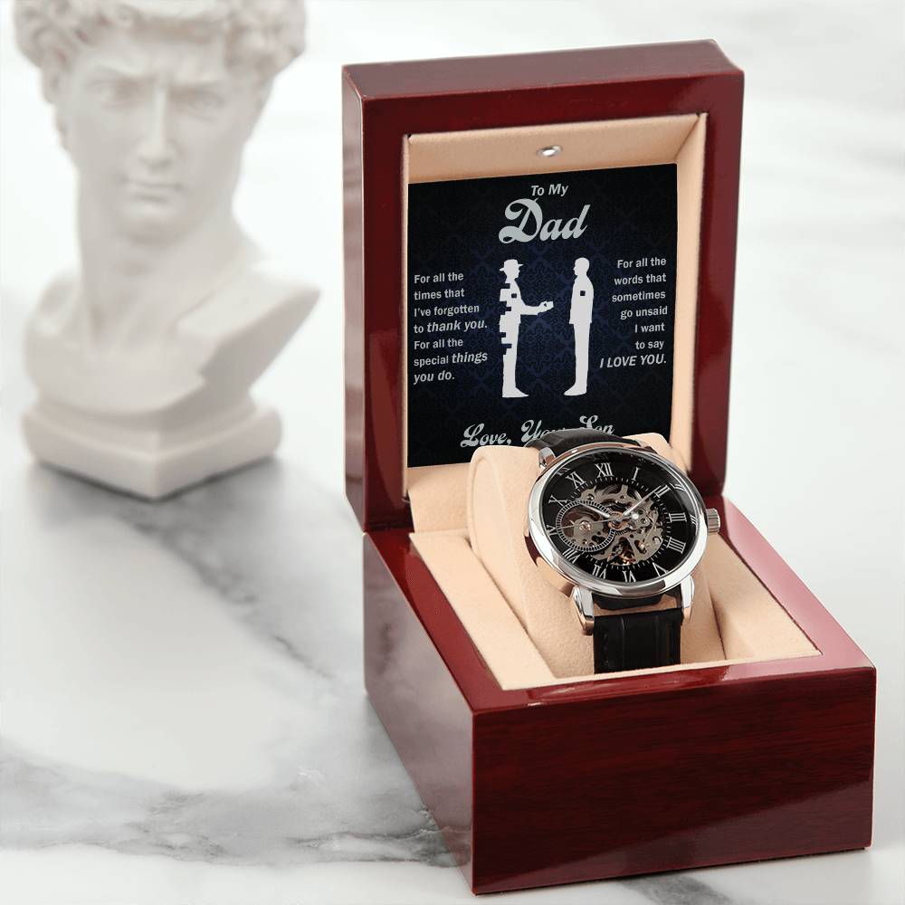 Openwork Watch - To Dad, All That You Do