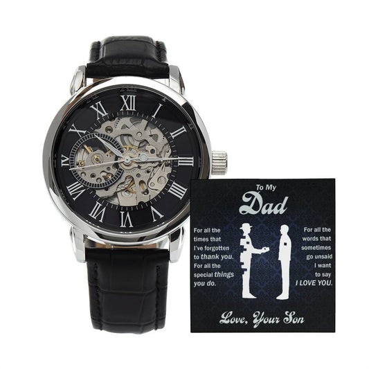 Openwork Watch - To Dad, All That You Do