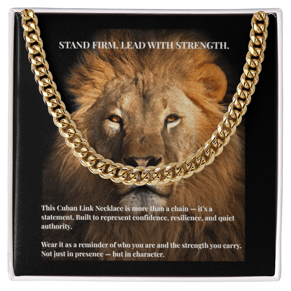 Cuban Link Chain | Stand Firm