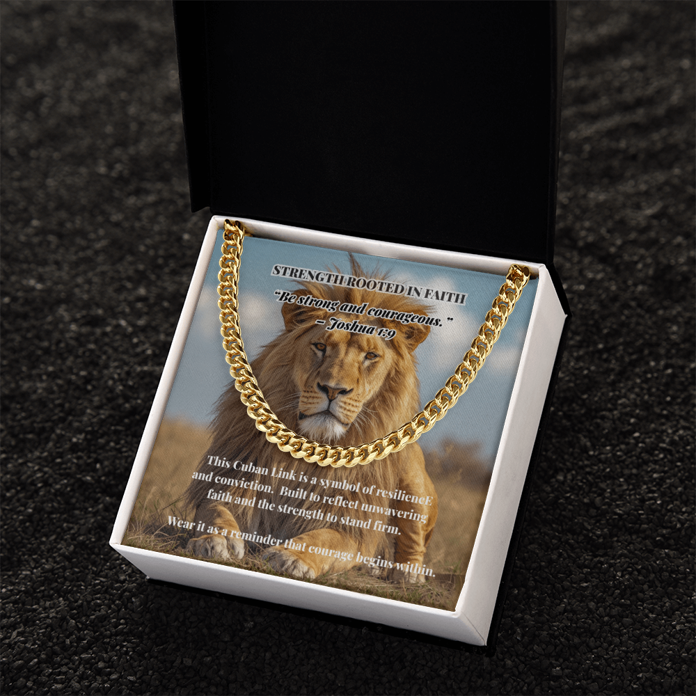 Cuban Link Chain | Strength Rooted in Faith