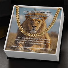 Cuban Link Chain | Strength Rooted in Faith