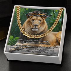 Cuban Link Chain | For the Man Who Leads with Strength