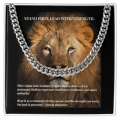 Cuban Link Chain | Stand Firm
