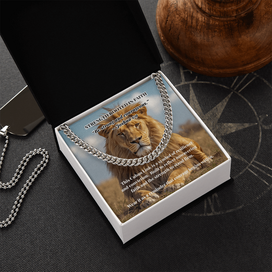 Cuban Link Chain | Strength Rooted in Faith