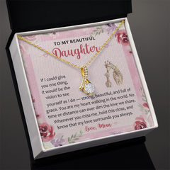 Alluring Beauty Necklace - To My Beautiful Daughter