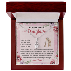 Alluring Beauty Necklace - To My Beautiful Daughter