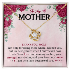 Love Knot Necklace | Thank You Mom