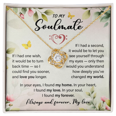 Love Knot Necklace | To My Soulmate – My Love