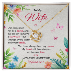 Love Knot Necklace | To My Wife – Grumpy Husband