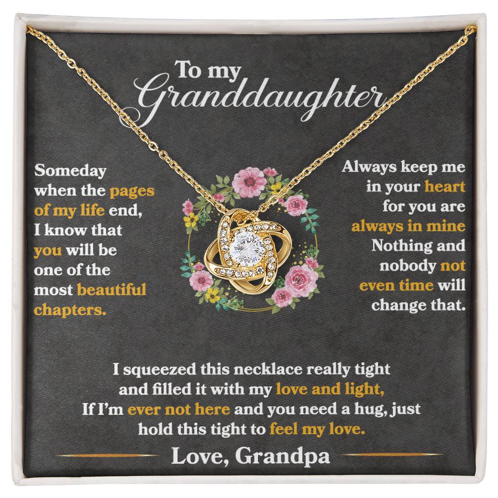 Love Knot Necklace - Keep Me In Your Heart