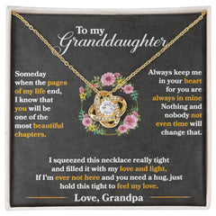 Love Knot Necklace - Keep Me In Your Heart