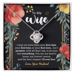 Love Knot Necklace | To My Wife – Love Husband