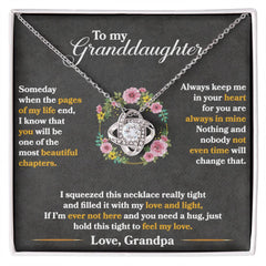 Love Knot Necklace - Keep Me In Your Heart