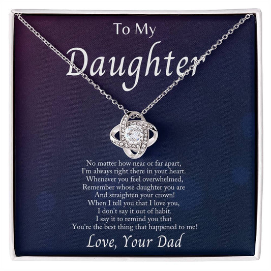 Love Knot Necklace - I'm Always With You