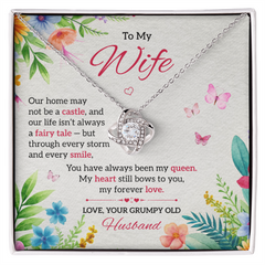 Love Knot Necklace | To My Wife – Grumpy Husband