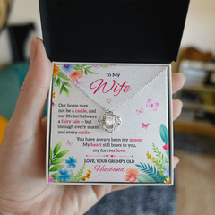 Love Knot Necklace | To My Wife – Grumpy Husband