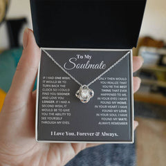 Love Knot Necklace - To My Soulmate