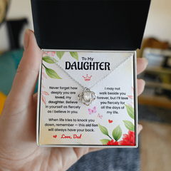 Love Knot Necklace | To My Daughter – Love Dad
