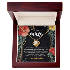 Love Knot Necklace | To My Wife – Love Husband