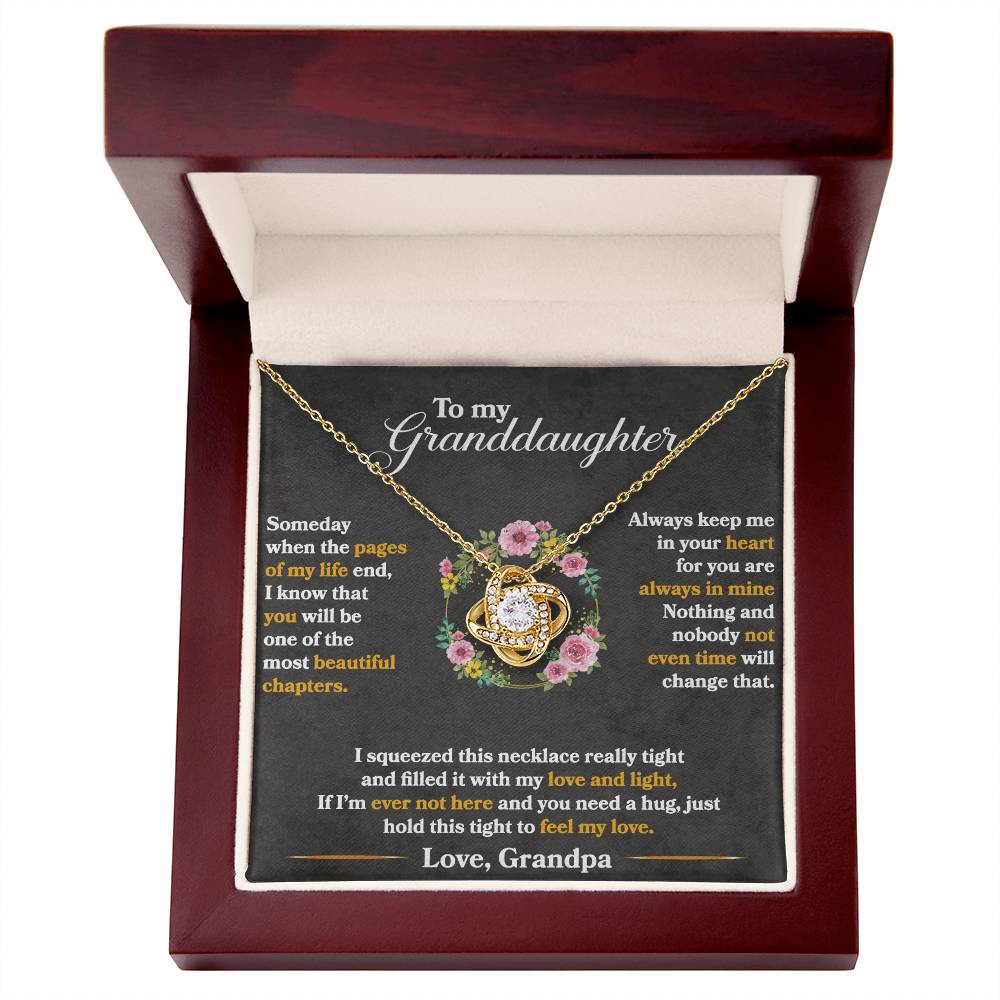 Love Knot Necklace - Keep Me In Your Heart