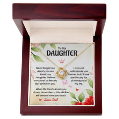 Love Knot Necklace | To My Daughter – Love Dad