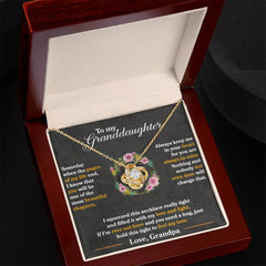 Love Knot Necklace - Keep Me In Your Heart