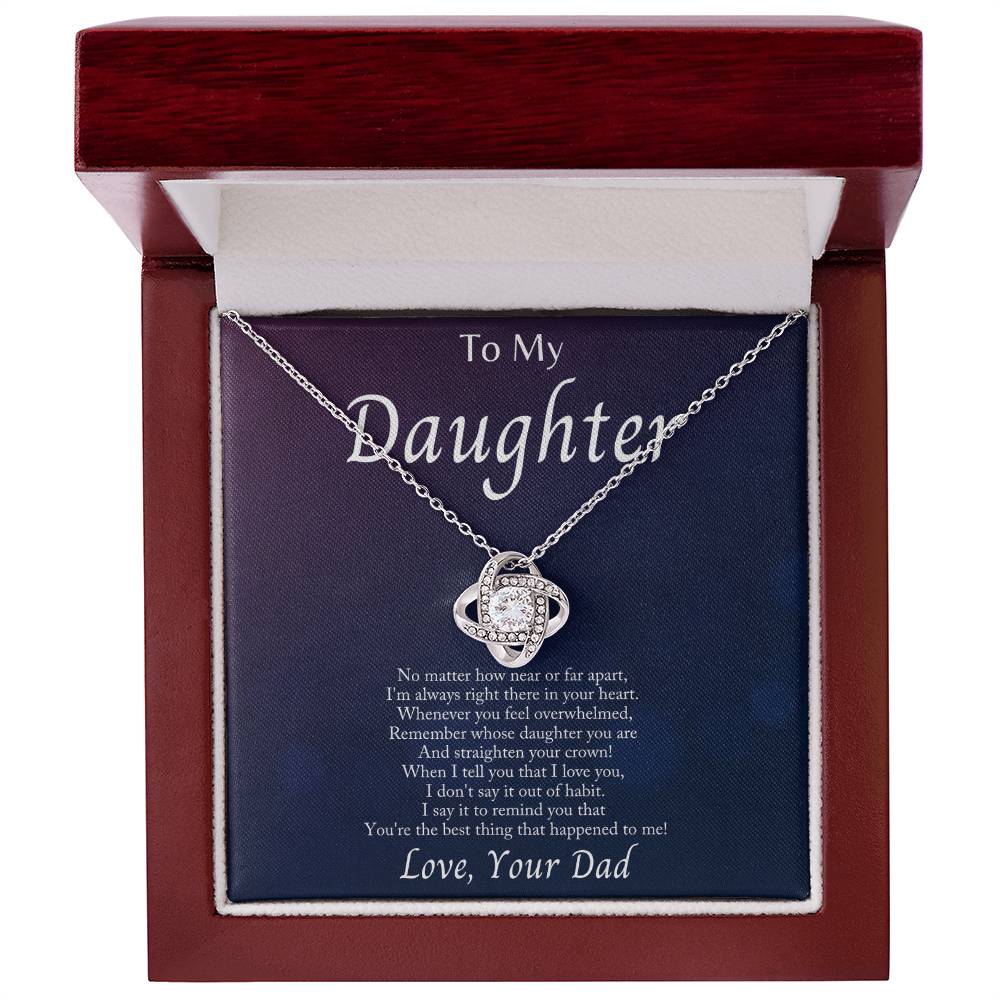 Love Knot Necklace - I'm Always With You