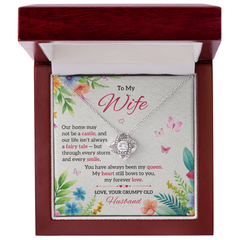 Love Knot Necklace | To My Wife – Grumpy Husband