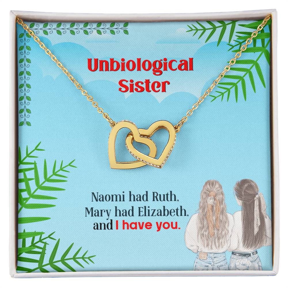 Interlocking Hearts Necklace - Best Friends